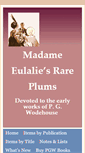 Mobile Screenshot of madameulalie.org